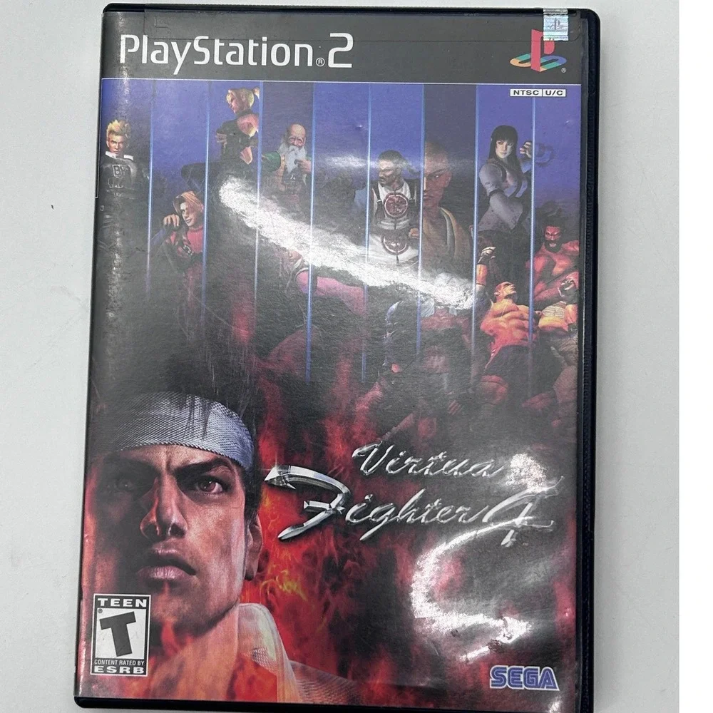 Virtua Fighter 4 Sony PlayStation 2 PS2 2002 SEGA Fighting Game SLUS-20323
